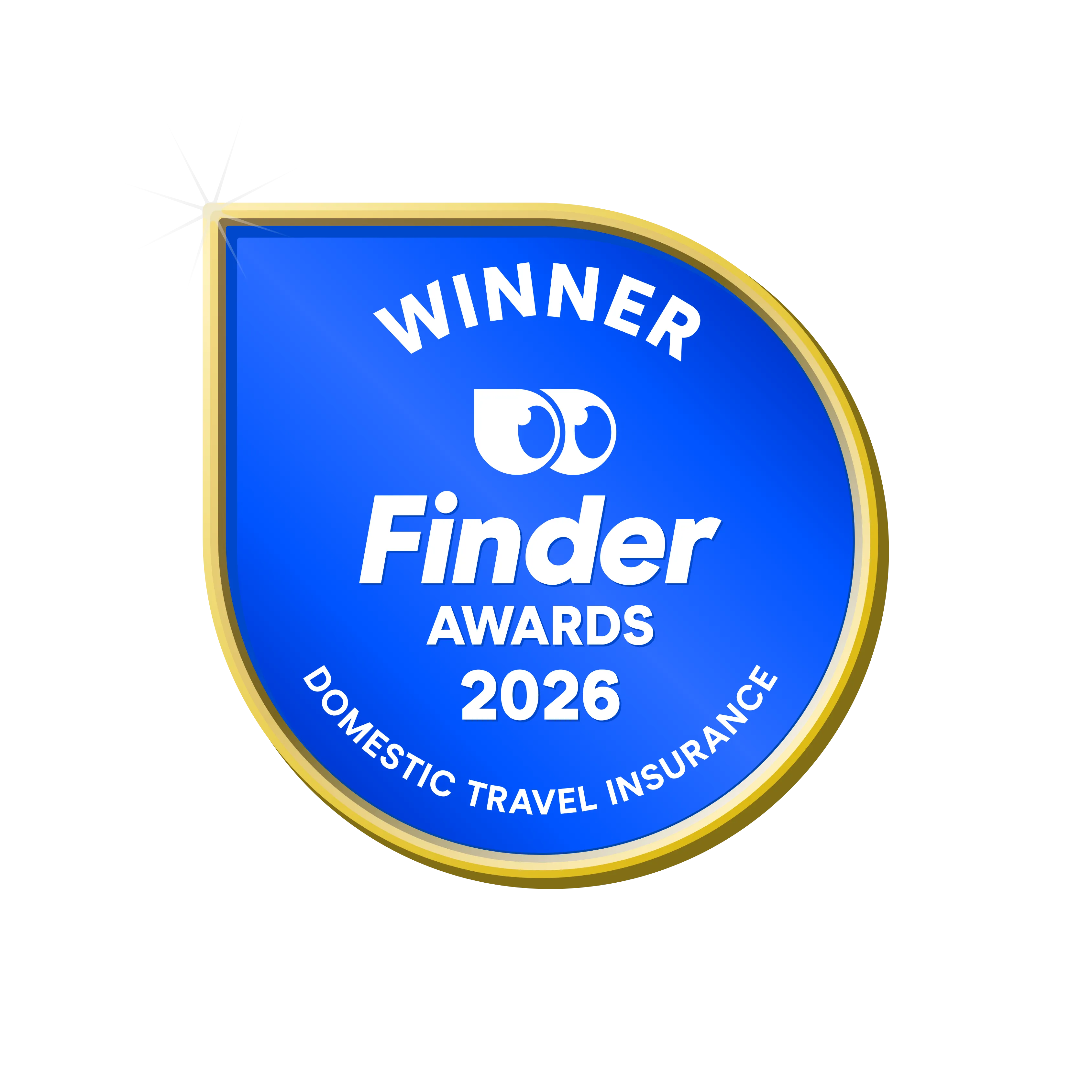 InsureandGo Australia winner of the Finder 2026 Domestic Travel Insurance Award