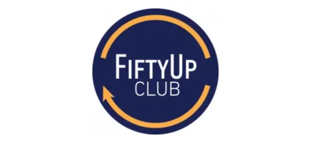 Fifty up logo