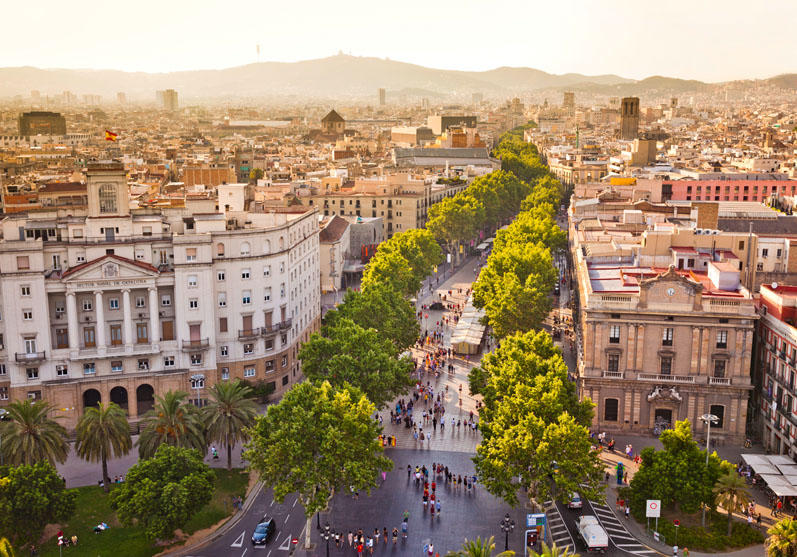 La Rambla, Barcelona, Spain