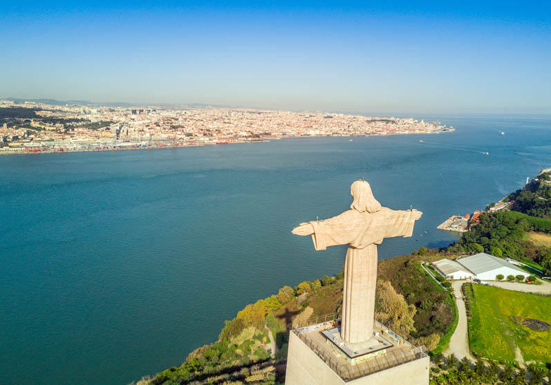 Christ the Redeemer in Lisbon, Portugal