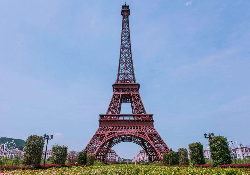 Eiffel Tower in Tianducheng, China