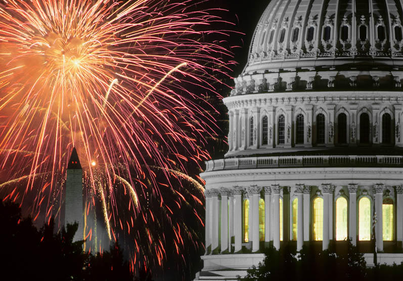 July Fourth, Washington DC, USA